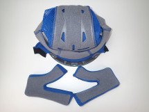 MT Helmet pads X-TORM blue  XXL