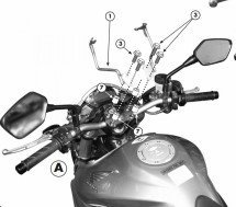 GIVI Windshield mounting kit A312A