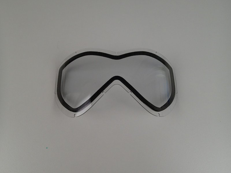 POLYWEL Goggles lenses DOUBLE LENS WARP clear